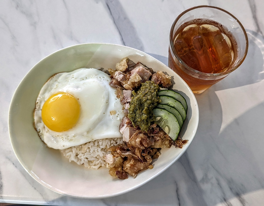 Funny name aside, Ayam Kau Hijau is a genuinely delicious lunch option.