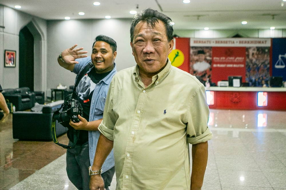 Sabah Umno chief Datuk Seri Bung Moktar Radin said those who left the party are losers as they have lost their struggle. — Picture by Hari Anggara