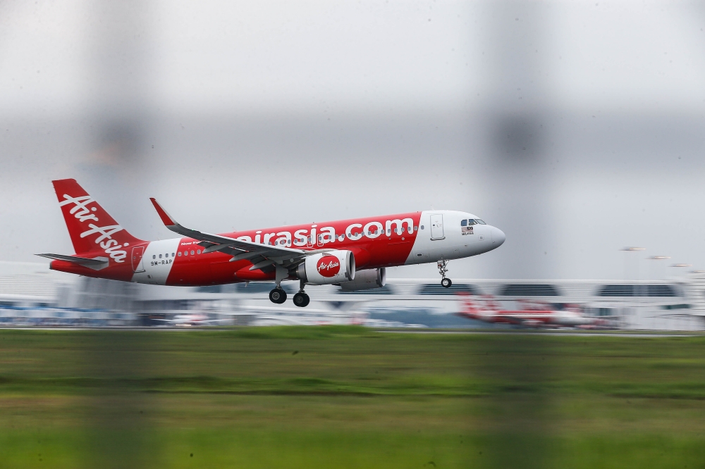 AirAsia has increased its flight frequency to Sarawak one week before and one week after Hari Raya Aidilfitri to meet rising demand. — Picture by Sayuti Zainudin