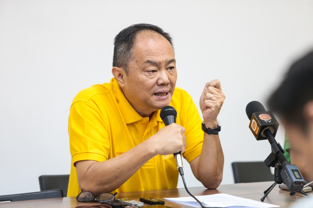 Bersih 2.0 chairman Thomas Fann said the political situation is pretty much status quo following GE14. — Picture by Ahmad Zamzahuri