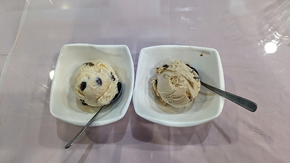 Booze-filled scoops of ice cream to end the night.