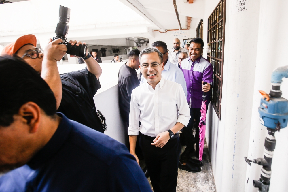 The result of the seat negotiation between Pakatan Harapan (PH) and Barisan Nasional (BN) will be announced after Aidilfitri or before the end of May said PH Communications director Fahmi Fadzil. — Picture by Hari Anggara