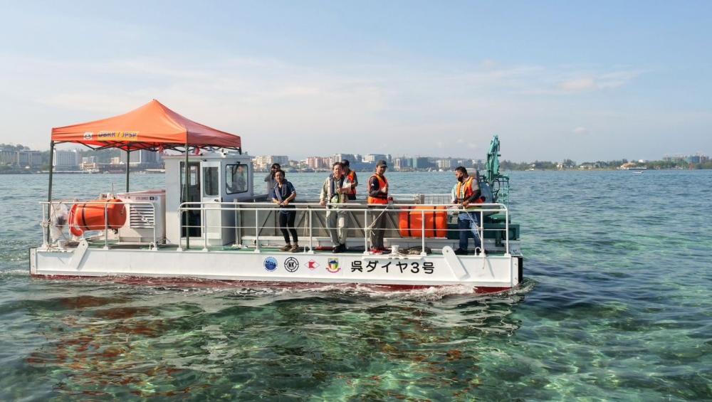 The vessel arrived in Kota Kinabalu in January but testing only began last week. — Picture courtesy of Marine Research Foundation