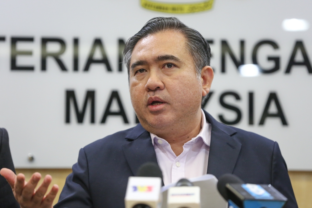 Anthony Loke speaks during a press conference in Putrajaya May 3, 2023. — Picture by Yusof Mat Isa