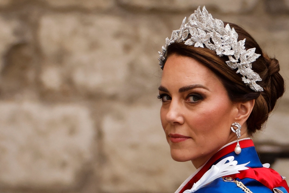 Britain's Catherine, Princess of Wales arrives at Westminster Abbey in central London on May 6, 2023, ahead of the coronations of Britain's King Charles III and Britain's Camilla, Queen Consort. — AFP pic