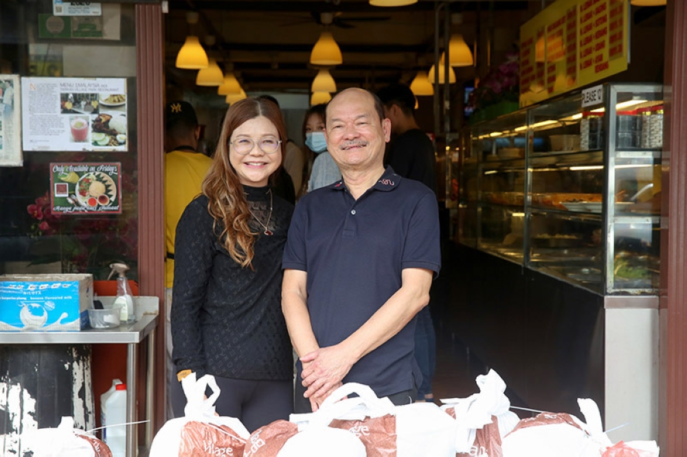 Village Park Restaurant founders Datuk Seri Mohd Shamil Ngoh Abdullah and Datin Seri AIshah Chong (right) were once in the music and fashion industry — Pictures by Choo Choy May