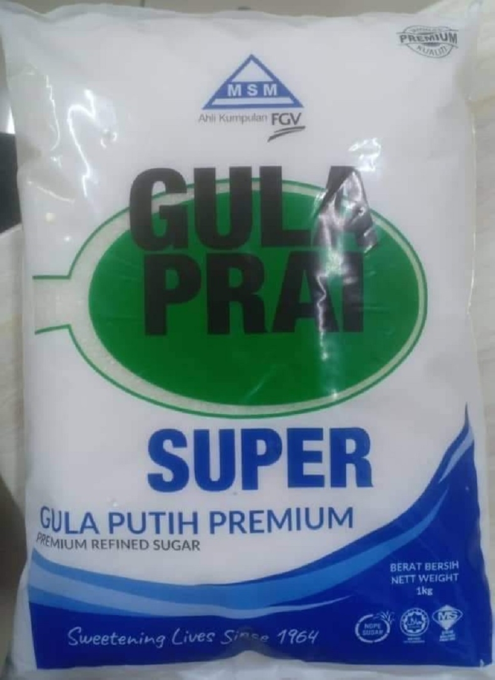 Domestic Trade and Cost of Living Minister Datuk Seri Salahuddin Ayub said ‘Gula Super’ or premium white sugar in green packaging that went viral on social media recently is not marketed in Malaysia yet. — Picture via Facebook.