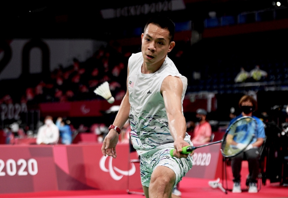 Cheah Liek Hou bagged two titles at the Bahrain International Para Badminton Championships yesterday. — Bernama file pic