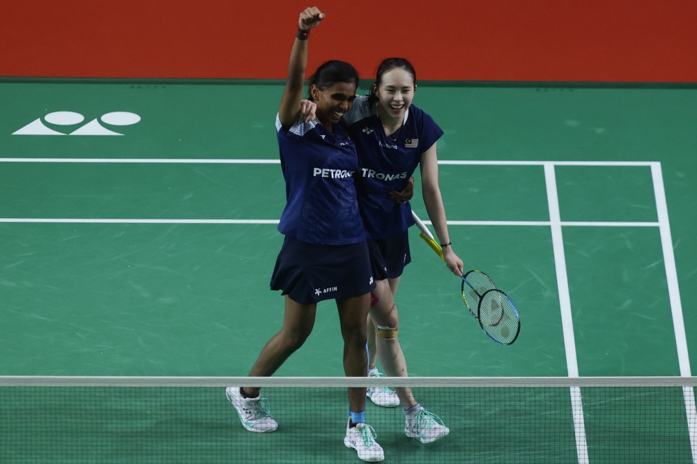 Pearly Tan-M.Thinaah endured four marathon matches lasting five hours and 54 minutes in total in the Malaysia Masters 2023. — Bernama pic