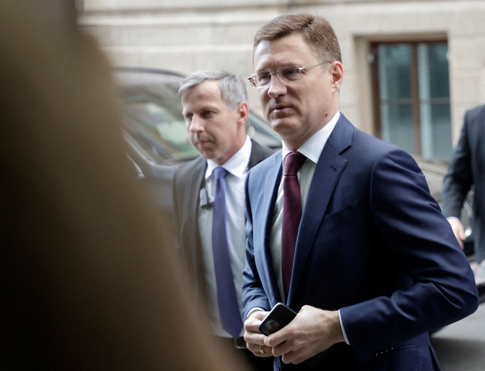 Deputy Prime Minister of Russia Alexander Novak arrives for an OPEC meeting in Vienna June 4, 2023.— Reuters pic