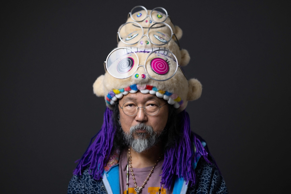 Takashi Murakami likes being a disruptor and sees another wave of change coming thanks to AI-powered software. — AFP pic 