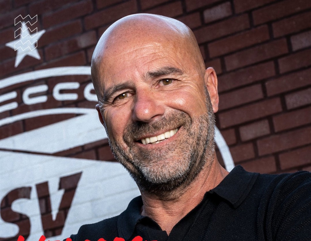 Peter Bosz was last at Olympique Lyonnais in France, where he was fired last October, and before that had coached Ajax Amsterdam, Borussia Dortmund and Bayer Leverkusen. — Picture from Twitter/PSV