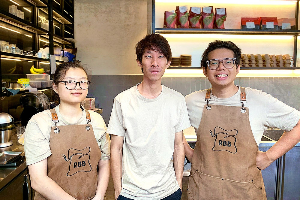 Ng and his team of baristas.