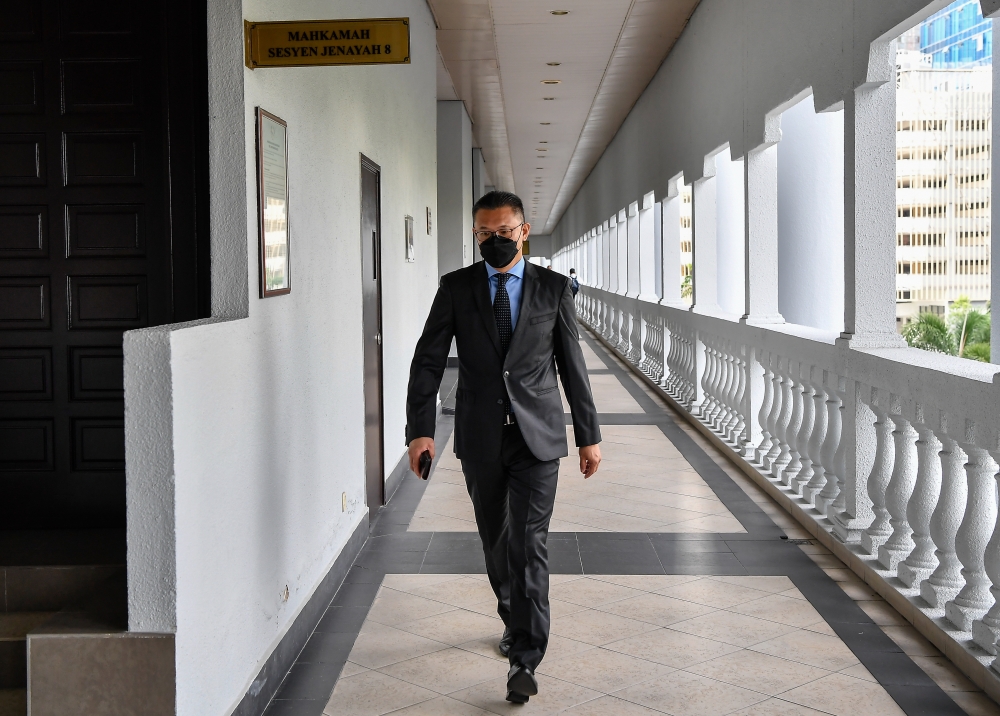 Company director Datuk Seri Sim Choo Thiam at the Kuala Lumpur Sessions Court, June 14, 2023. — Bernama pic 