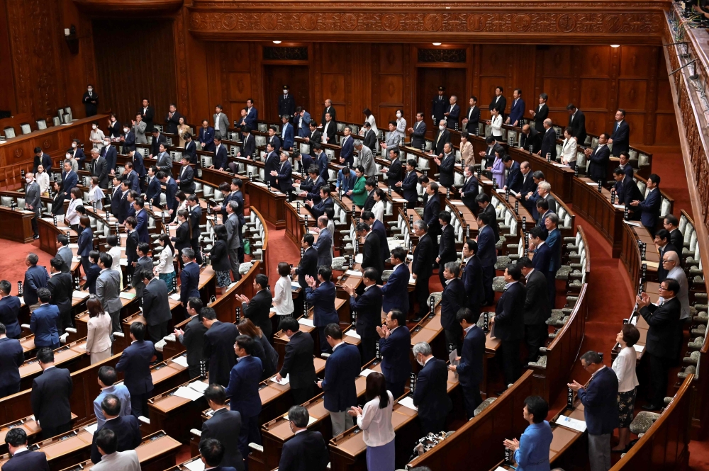 Japan’s age of consent was raised from 13, among the world’s lowest, to 16 years old today as lawmakers passed key reforms to sex crime legislation. — AFP pic