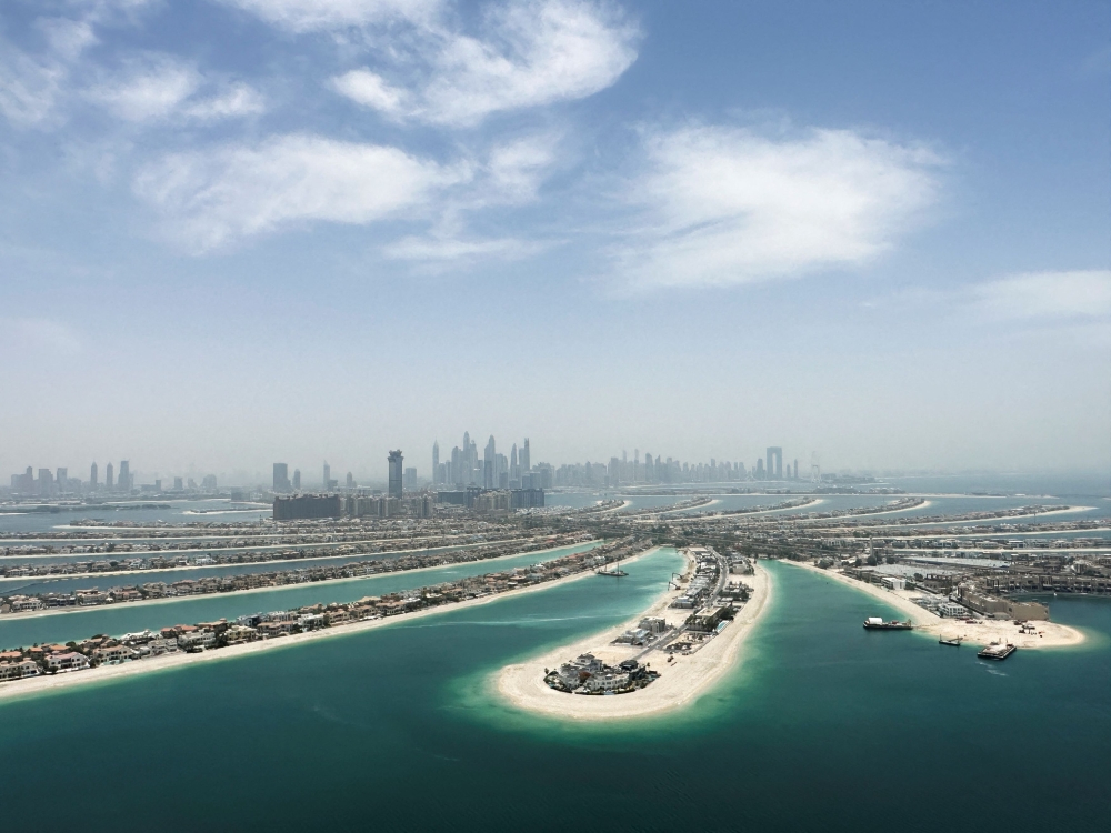 General view of Palm Jumeirah development, in Dubai June 1, 2023. — Reuters pic