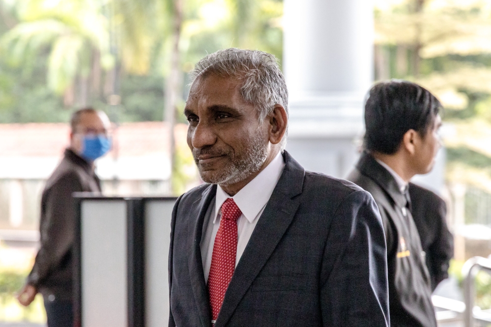 Former Treasury secretary general Tan Sri Mohd Irwan Serigar Abdullah was testifying as the 42nd prosecution witness in Najib's trial, where RM2.28 billion of 1MDB funds were alleged to have entered the former finance minister's personal bank accounts. — File picture by Firdaus Latif