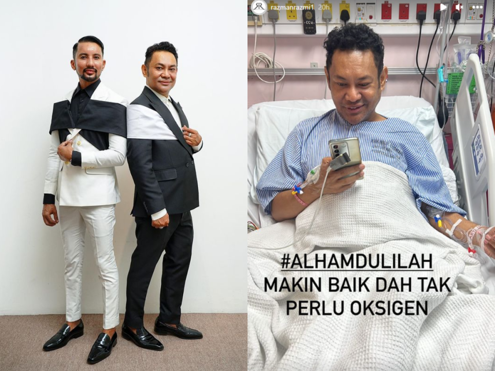 Pereka fesyen terkenal tempatan Razman Din dari Razman Razmi telah disahkan menghidap lemah jantung dan kini berada di Unit Rawatan Kritikal Hospital Kuala Lumpur.  — Tangkapan skrin melalui Instagram/ RazmanRazmi1