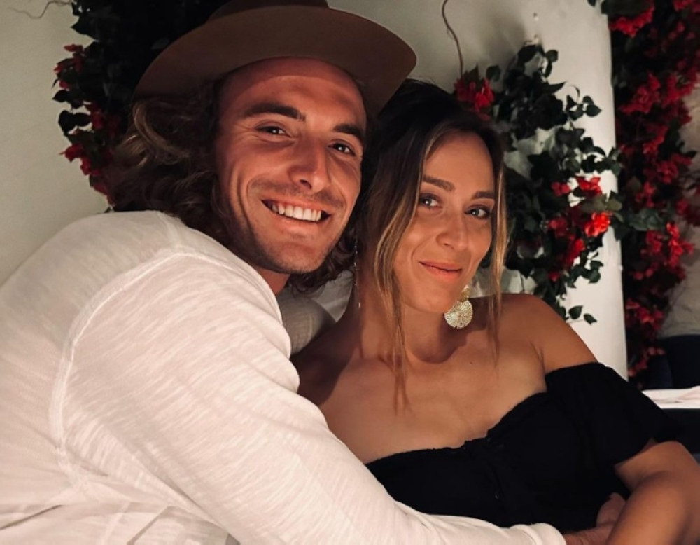 Greek world number five Stefanos Tsitsipas and Spain’s New York-born Paula Badosa have a joint Instagram account blending their names into one — ‘Tsitsidosa’. — Picture from Instagram/tsitsidosa