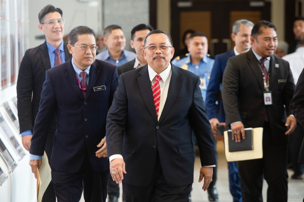 Election Commission chairman Tan Sri Abdul Ghani Salleh said this was followed by Kedah with 104,284 voters, Kelantan (96,513); Penang (67,633); Terengganu (64,264) and Negeri Sembilan (55,017). ― Picture by Shafwan Zaidon