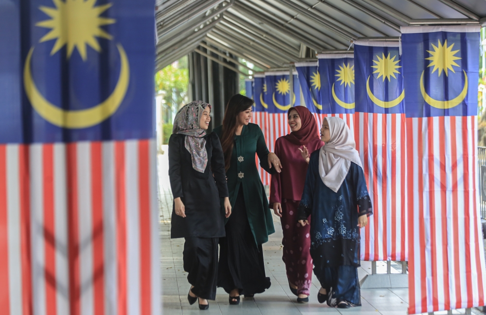 The Ipoh City Council building is decked with the Jalur Gemilang in conjunction with Merdeka Day on August 31, 2022. The one Article commonly cited by pro-Malay groups is Article 153 which handles reservation of quotas in respect of services, permits, and so on for Malays and East Malaysian natives. — Picture by Farhan Najib