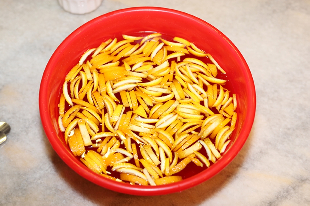 This is definitely the most elevated finger bowl where your hands get a citrus spa