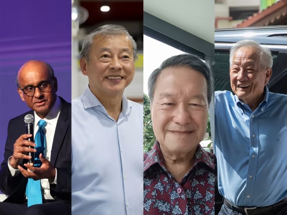 (L-R): Tharman Shanmugaratnam, George Goh, Tan Kin Lian and Ng Kok Song. Tan is the fourth to emerge as a possible contender for the 2023 Presidential Election. — TODAY pic