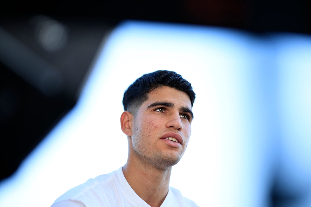 World number one Carlos Alcaraz is aiming to make amends as he plays an ATP Masters 1000 event in Canada for only the second time in his career. — AFP pic