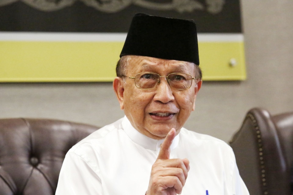 Tan Sri Rais Yatim says victory in the six state polls on August 12 may lead to MPs in the unity government to support Perikatan Nasional. — Picture by Choo Choy May