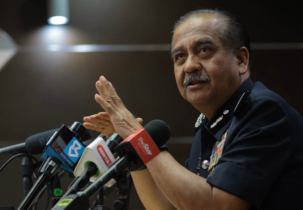 Inspector-General of Police (IGP) Tan Sri Razarudin Husain said the move was to ensure the safety and security of the public. — Bernama pic 