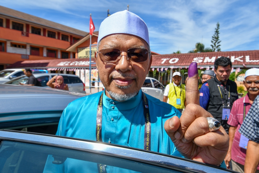 Based on the Election Commission’s results data, the 72-year-old Kelantan PAS commissioner defended the seat with a 12,811-vote majority. — Bernama pic 