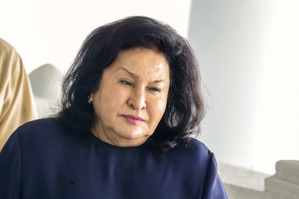 Datin Seri Rosmah Mansor arrives for her husband, Datuk Seri Najib Razak’s 1MDB trial at the Kuala Lumpur Court Complex on August 17, 2023. — Picture by Sayuti Zainudin