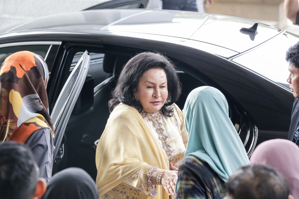 Datin Seri Rosmah Mansor arrives at the Kuala Lumpur High Court August 24, 2023. ― Picture by Sayuti Zainudin