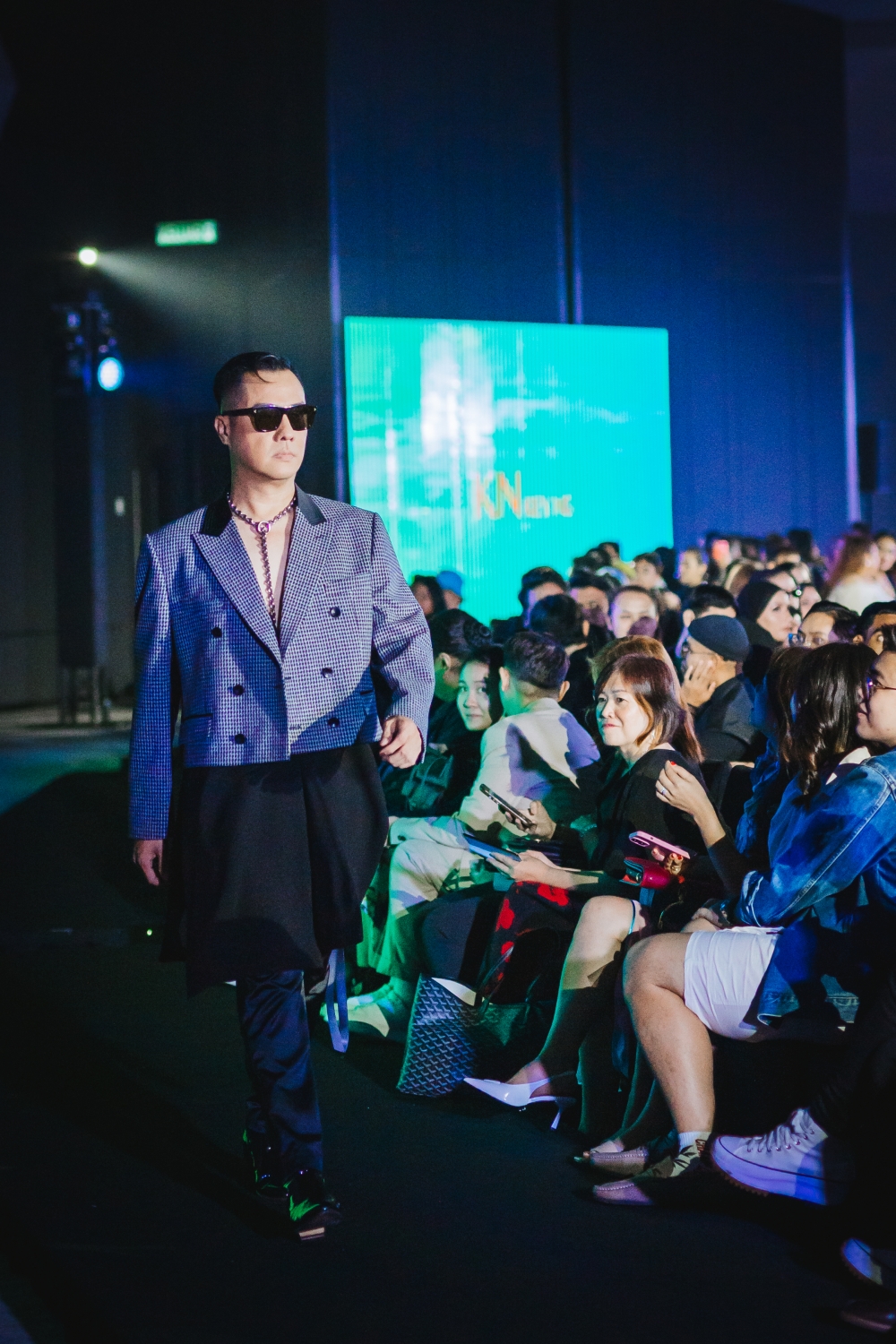 On the runway for Key Ng, celebrity hairstylist Albert Nico made his presence felt. — Picture courtesy of KLFW