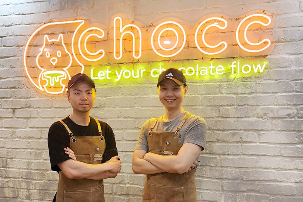 Brothers Alvin and Jonathan Boey founded Chocc despite no prior entrepreneurial experience.