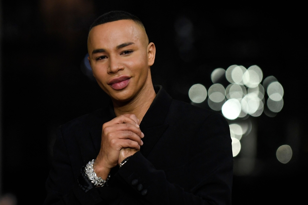 French fashion designer Olivier Rousteing  is known for pushing the brand into new territory, working with celebrities like Kim Kardashian, and frequenting red carpets including the Cannes Film Festival. — AFP pic