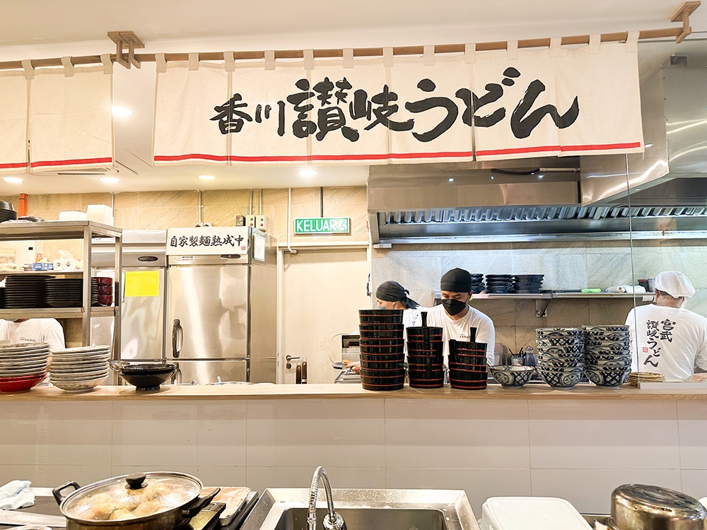 Sit at the counter and enjoy the show going on in their open kitchen.