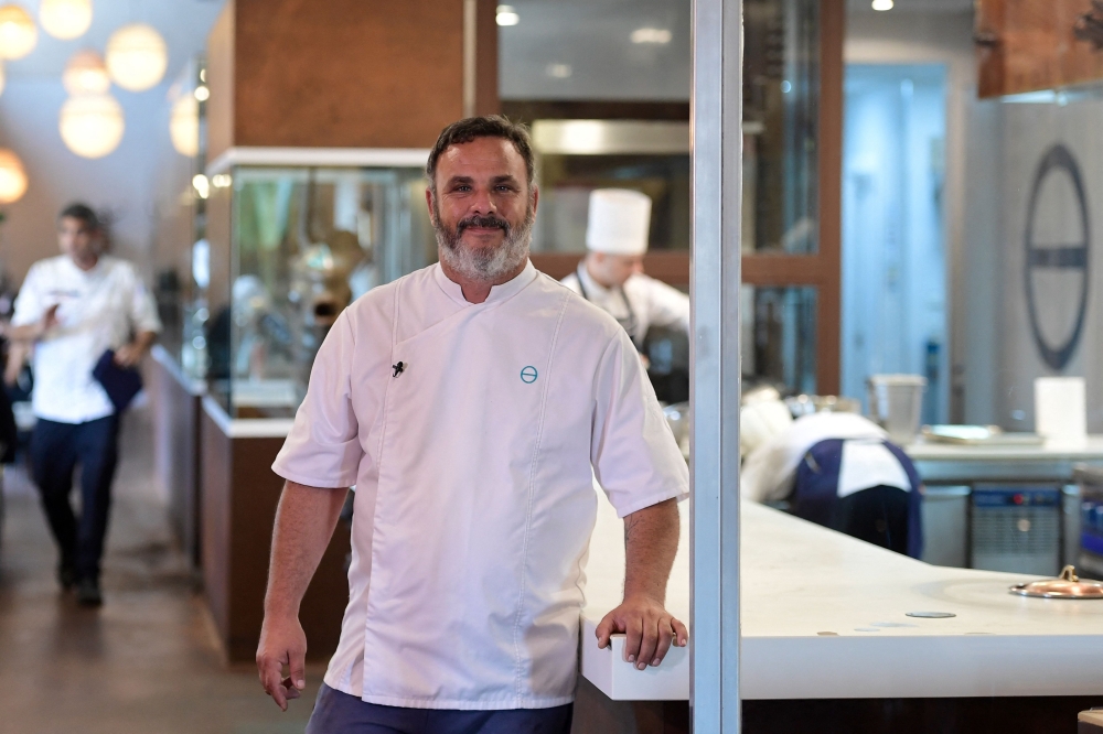 As a child, Angel Leon spent hours fishing in the marshes of Cadiz in south-western Spain, and today the chef draws inspiration from this terrain for his three-star Michelin restaurant. — AFP pic