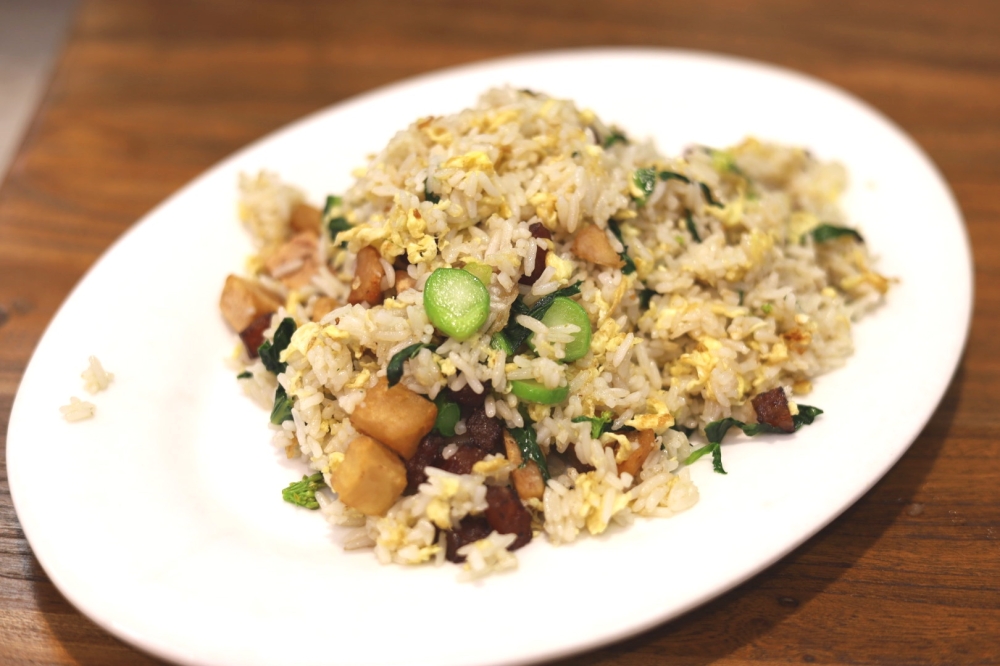 Try this unusual Fried Rice with Yam and Chinese Sausage where fluffy yam cubes are given flavour by the Hong Kong-sourced waxed meat.