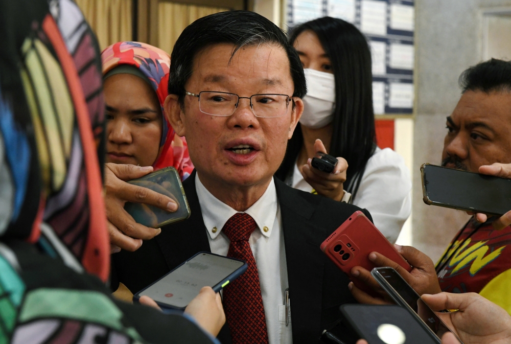 Penang Chief Minister Chow Kon Yeow said such an incident had occurred previously when floods hit the Baling district in Kedah, resulting in high levels of water turbidity. — Bernama pic 