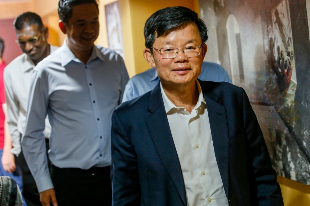 Penang chief minister Chow Kon Yeow reiterated that the direct award of a project was not new for the state as it has done so for other projects, such as Aspen in Batu Kawan, Island Hospital and Stonyhurst International School. — Picture by Hari Anggara