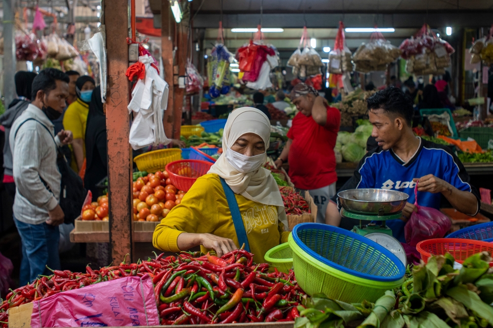 The Finance Ministry anticipated a Consumer Price Index growth of between 2.1 to 3.6 per cent in 2024, a rising trend since the rate dipped to negative levels in the pandemic era of 2020. — Picture by Shafwan Zaidon