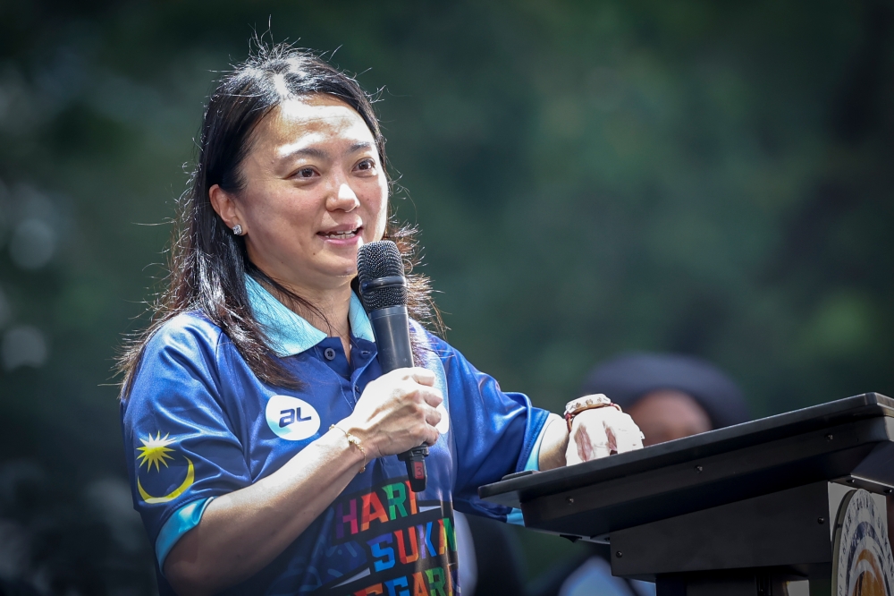 Youth and Sports Minister Hannah Yeoh is confident that the RM50 million matching grant announced yesterday, to encourage the organisation of prestigious sports events, will increase the number of international sports tournaments to be held next year. — Bernama pic