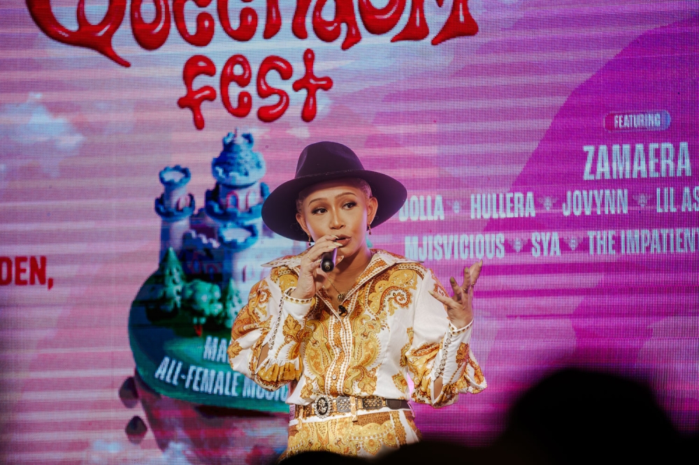 'Queendom Fest' will Zamaera's first effort as an event organiser. — Picture by Raymond Manuel.