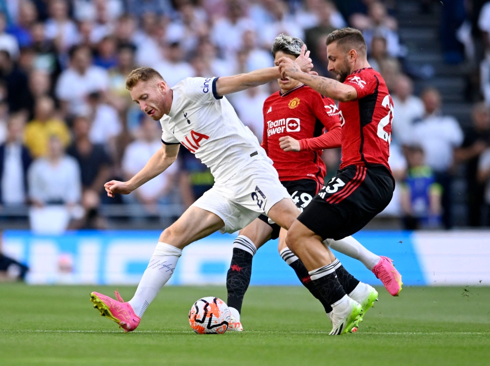 Manchester United and England international left-back Luke Shaw was on Thursday ruled out of the next two Premier League games after picking up a muscle injury, the club announced. — Reuters pic