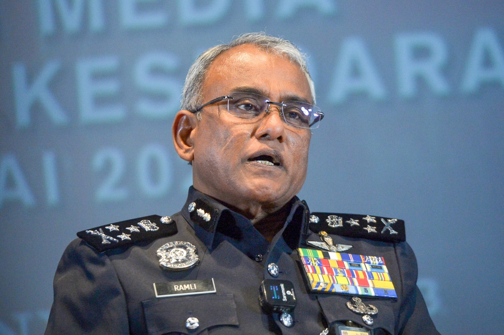 Bukit Aman Commercial Crimes Investigation Department (CCID) director Datuk Seri Ramli Mohamed Yoosuf said the 57-year-old Goh's remand extension is for today and tomorrow, while Goh's wife and son have been released. — Picture by Shafwan Zaidon