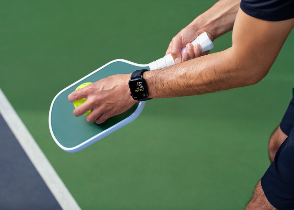 Pickleball’s rising global popularity is also reflected in Apple’s ongoing Heart and Movement Study — Picture courtesy of Apple