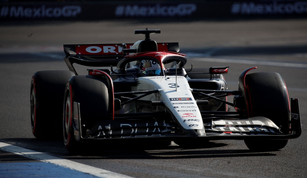 AlphaTauri's Daniel Ricciardo during qualifying. — Reuters pic