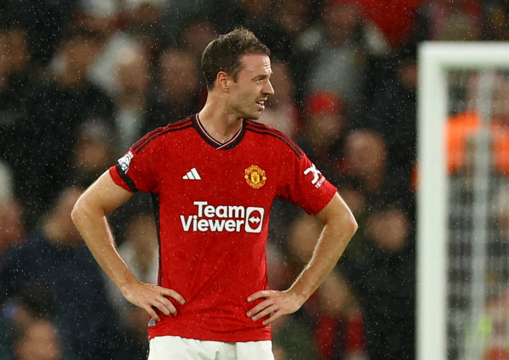 Manchester United defender Jonny Evans believes the absence of so many players has destabilised the squad. — Reuters pic 