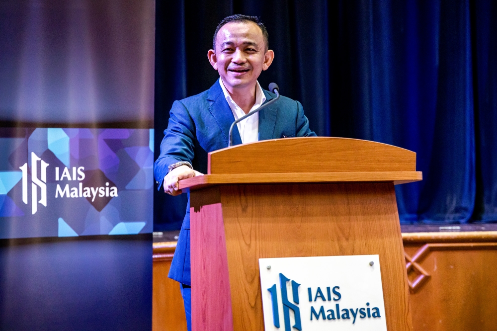 IAIS Malaysia chairman and former education minister Maszlee Malik said education is one of the key methods to achieve “Bangsa Malaysia”. — Picture by Firdaus Latif